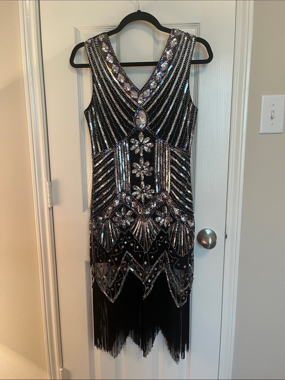 Sequin Tassel Flapper Dress - Picture 5 of 9